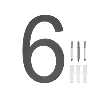 Unique Bargains 304 Stainless Steel Durable Waterproof Rustproof House Numbers 1 Pc