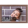 PosterPalooza | Shabby Chic Brown Picture Frame - UV Acrylic, Backing Board, Hanging Hardware Included - 2 of 4