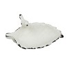 Bird Leaf Trinket Tray White Cast Iron - Foreside Home & Garden - 4 of 4