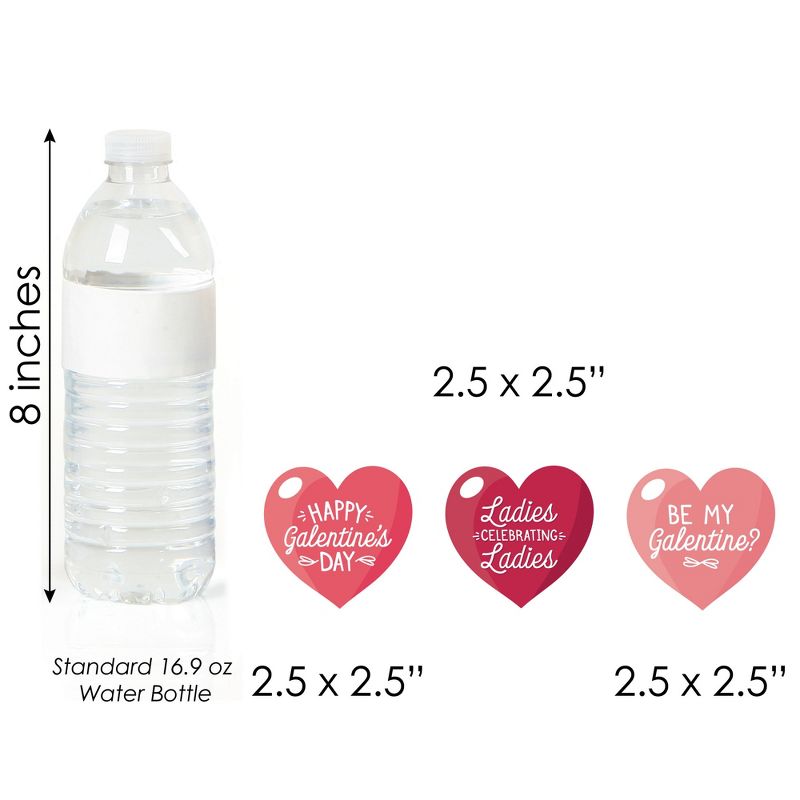 Big Dot of Happiness Happy Galentine's Day - DIY Shaped Valentine's Day Party Cut-Outs - 24 Count, 5 of 6