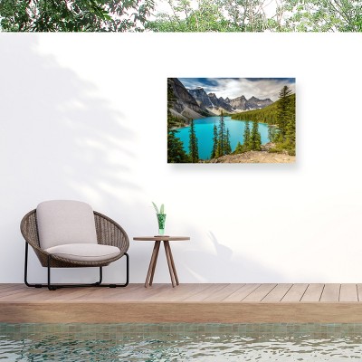 "Moraine Lake Canada" Outdoor Canvas