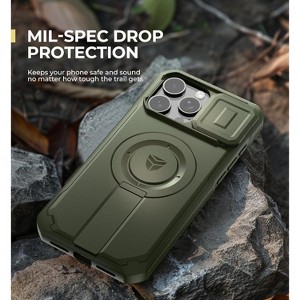 Dexnor for iPhone 16 Pro Max Case with Slide Camera Cover & Adjustable Kickstand - 1 of 3