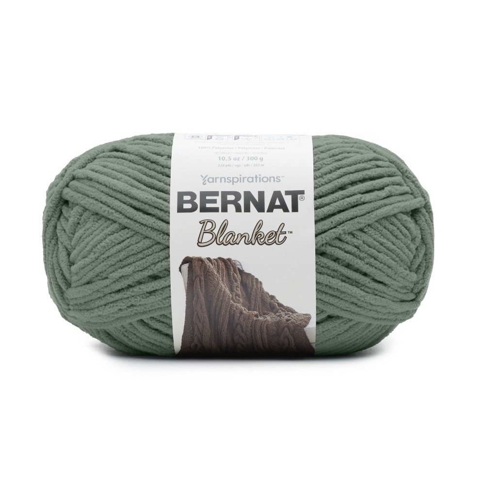 Bernat Blanket Yarn Smoky Green