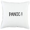 20"x20" Oversize Panic Poly Filled Square Throw Pillow - Rizzy Home: Cotton Duck, Embroidered, Reversible, Indoor Use - 2 of 4