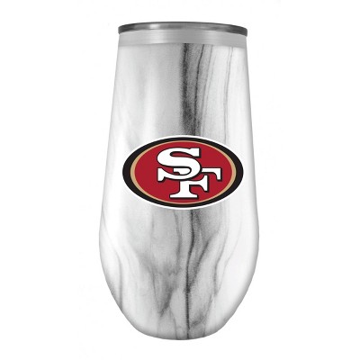 NFL San Francisco 49ers Tall Stemless Marble Tumbler - 16oz