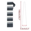 INSPIRE CHIC Men's Knitted Striped Skinny Neckties - 2 of 4