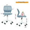 Homy Casa Ergonomic Task Office Chair with Adjustable Height and Swivel Base - 2 of 4