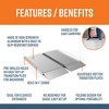 EZ-ACCESS SUITCASE Portable Singlefold Ramp w/Ergonomic Handles, Extruded Tread, and Self Adjusting Bottom Transition Plates - 3 of 4