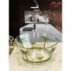 Palm Tree Acrylic Serving Bowls, Unbreakable Large Plastic Bowls, Soup Bowls, Salad Bowls, Cereal Bowl for Snacks, BPA Free - 3 of 4