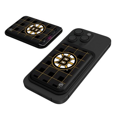 Keyscaper NHL Eastern Conference Teams Plaid Black Magnetic Credit Card Wallet