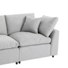 Couch Convertible Sectional Sofa with Sloped Armrest,  4 Seat Upholstered Sofa, Sectional Couch Sofa with Removal Cushions - 4 of 4