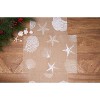 C&F Home 14" x 72" Sandy Coast Cotton Rectangle Nautical Starfish Sea Shell Coral Design Table Runner - 3 of 4