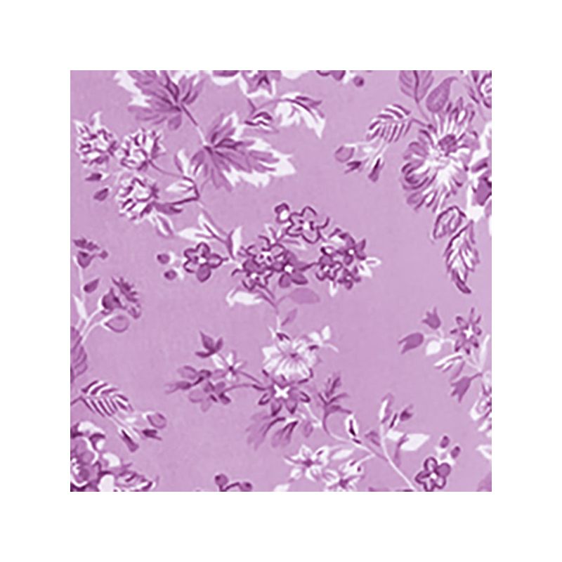 Collections Etc Lace Trim Floral Print 2-Piece Capri Pajama Set, 4 of 5