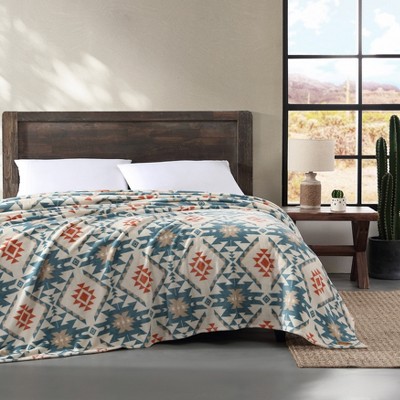 Dakota Blue Ultra Soft Plush Fleece Twin Comfort Blanket