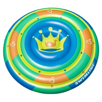 Swimline 60" Highroller Chip Island Round Inflatable 2 Rider Swimming Pool Float