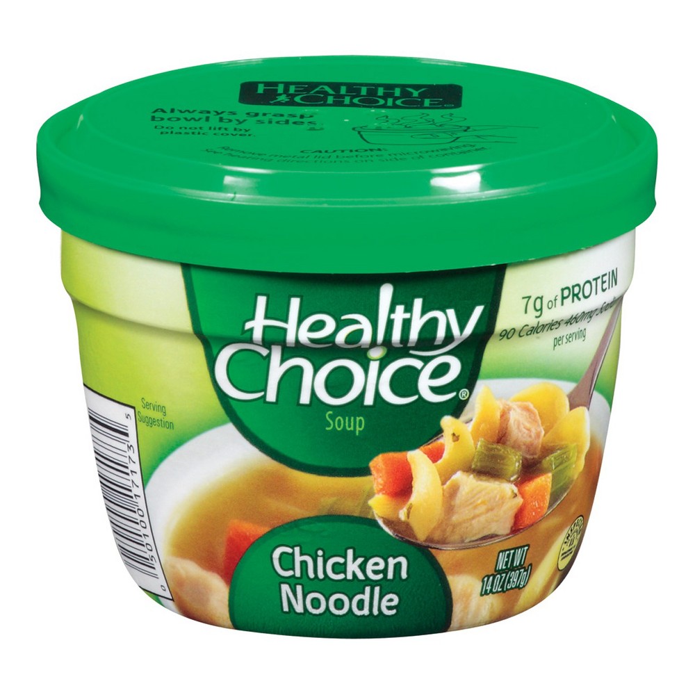 UPC 050100171735 product image for Healthy Choice Chicken Noodle Soup Bowl 14 oz | upcitemdb.com