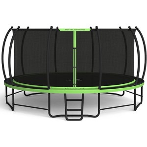 BCAN Recreational Trampoline with Enclosure for Kids Adults, ASTM Approved, Outdoor Trampolines with Ladder for Kids - 1 of 4