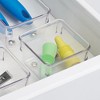iDesign Drawer Organizer Bins - Set of 6 - Clear - 3 of 4