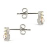 SHINE by Sterling Forever Bermuda Opal, Pearl, & Turquoise Triple Stud Earrings - 3 of 3