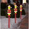 Gemmy The Grinch Lightshow 3-Marker White Christmas Pathway Markers - 2 of 4
