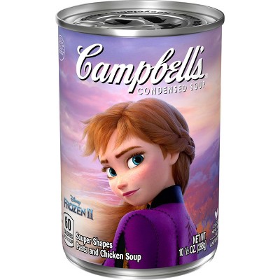 Campbell's Condensed Disney's Frozen Chicken & Pasta Shapes Soup - 10.5oz