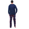 #FollowMe Mens Thermal Henley Pajama Set with Polar Fleece Pants  Warm, Comfy Sleepwear - 3 of 3