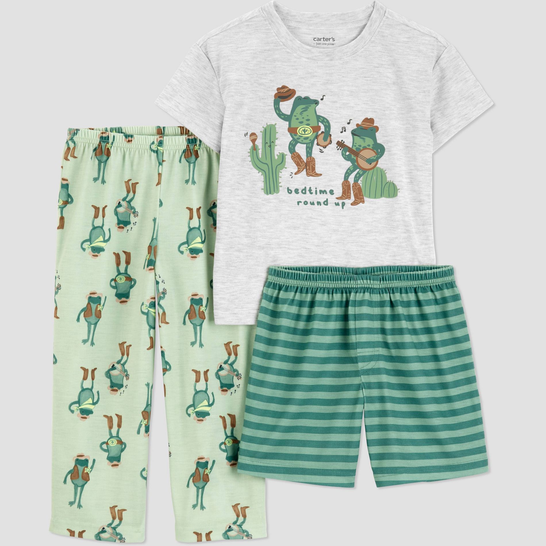 Carter's Just One You® Toddler Boys' 3pc Poly Pajama Set