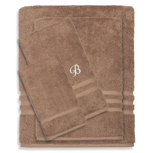 Linum Home Textiles 100% Turkish Cotton 4PC Denzi Towel Set - 1 of 1