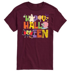 Men's - SpongeBob SquarePants - Happy Halloween Short Sleeve Graphic T-Shirt - 1 of 4