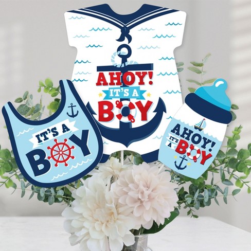 Its a boy table hot sale decorations