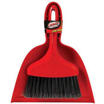 Libman 10 in. W Fine Recycled PET Dust Pan with Whisk Broom