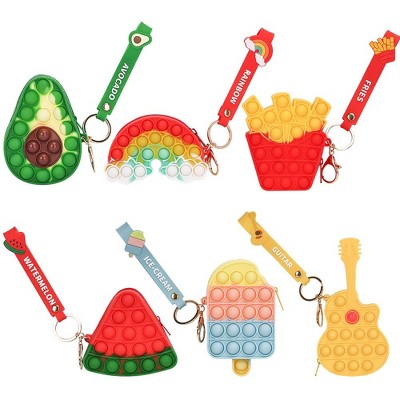 Fun Fidget Bubble Beadie Retro Character Keychains