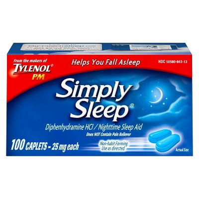 Benadryl diphenhydramine sleep