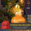 Resenkos 4.9ft Inflatable Thanksgiving Turkey, Blow-Up LED Display for Garden, Indoor & Outdoor, Thanksgiving Orange - 2 of 4