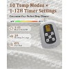 Heated Blanket Throw Twin Queen King, Waffle Weave Electric Throw Blanket Fast Heating with LCD Controller, Auto Off, ETL Certified, Machine Wash - 2 of 4