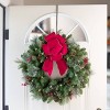 Haute Decor Christmas HighProfile Wreath Hanger with Embossed Holly Pattern Pewter - 3 of 3