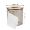 Unique Bargains Convenient Round Tissue Box Holder 1 Pc - 2 of 3