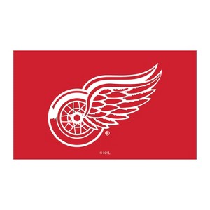 Full Color PVC Mat, 16" x 28", Detroit Red Wings - 1 of 4