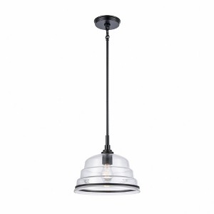 Elk Home Boyer 1 - Light Pendant in  Matte Black - 1 of 4