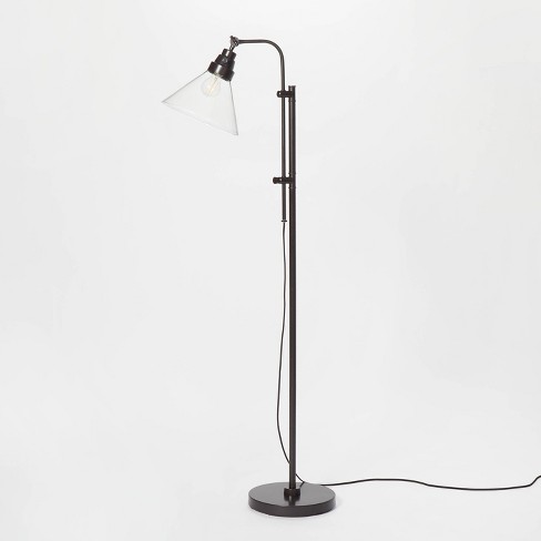 pijn doen Observeer roekeloos Glass Shepard Floor Lamp Black - Threshold™ Designed With Studio Mcgee :  Target