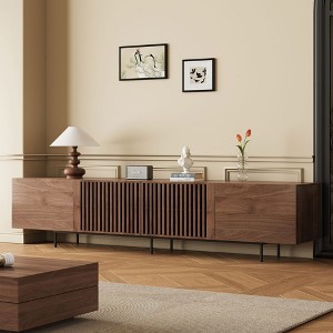 Luck Live  TV Stand Media Entertainment Center, metal frame tv cabinet for tvs up to 100 inch - 1 of 4