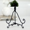 VIP Metal 7.75 in. Black Scroll Design Easel - 2 of 4