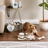 Bone Dry Taupe Bone Emb Paw Pet Placemat - 3 of 4