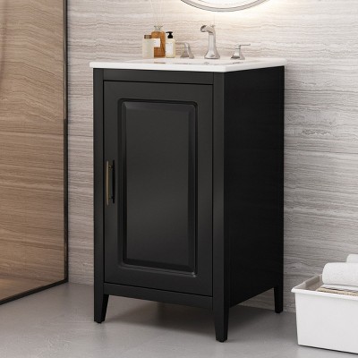 Bathroom Vanity Sink,Bathroom Storage Cabinet With Functional Drawer And Shelf,Bathroom Cabinet,Minimalist Style -Maison Boucle