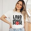 Simply Sage Market Women's Loud and Proud Baseball Mom Short Sleeve Graphic Tee - 2 of 3