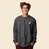 Dalix Ghost Embroidered Long Sleeve Tee Lightweight Soft Cotton Shirt Mens - 2 of 4
