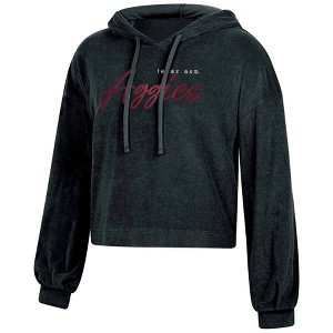 NCAA Texas A&M Aggies Women's Terry Hooded Sweatshirt - 1 of 3