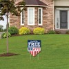 Big Dot of Happiness Happy Veterans Day - Outdoor Lawn Sign - Patriotic Yard Sign - Land of the Free - 1 Piece - 3 of 4