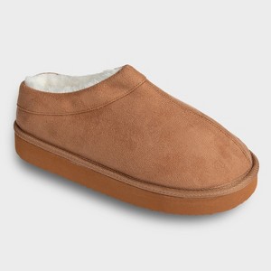 Kensie Platform Slippers for Women - Cozy and Comfortable House Slipper Shoes, Microsuede Women's Slippers for Indoor Outdoor - 1 of 4