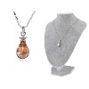 Anna-Kaci Women's Swarovski Crystal Elements Silver Tone Pendant Necklace with Unique Clover Design, Adjustable Chain, Adds Sparkle - Fish - 2 of 4